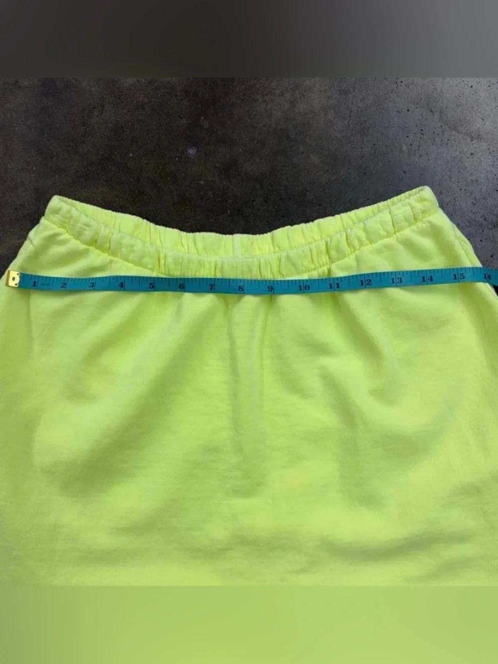 NEW YEEZY SAMPLE NEON GREEN SP-06 CUFFED SWEATPANTS SIZE 1